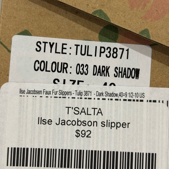 Ilse Jacobsen Cream Shearling Slippers - Picture 9 of 9